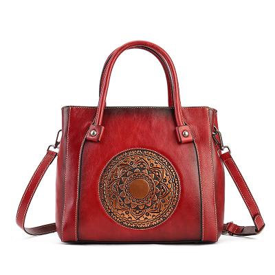 China Vintage Women Handle Satchel Handbags Shoulder Bag Top Messenger Tote Bag Purse Travel Handbag for sale