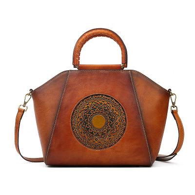 China Vintage 2023 hot sale sling bags high quality luxury ladies bags genuine leather handbags for women for sale