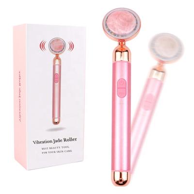 China Wrinkle Remover Big Promotion Manufacturer Electric Face Beauty Massager Hot Selling Rose Quartz Jade Energy Beauty Facial Bar for sale