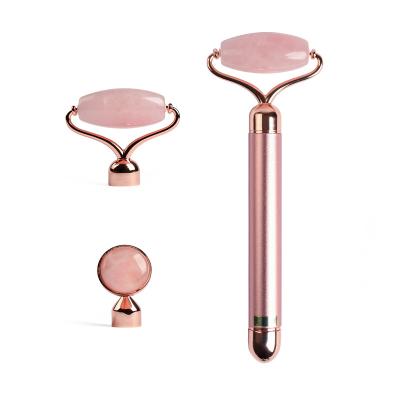 China Hot-selling handheld skin care massager beauty stick jade electric facial roller 02 for sale