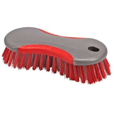 China Billy High Density Bristle Comfortable Handle Service Plastic Rubbing Wash Scrub Brush for sale