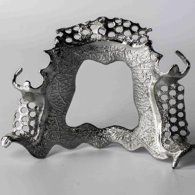 China High precision partial metal frame 3d printing service with SLM technology in denture for sale