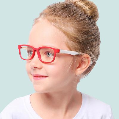 China Blue light blocking glasses anti glare UV400 filter children's glasses anti glare optical eye sight glasses blue light blocking glasses boy girl for sale