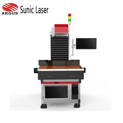 China Laser marking dynamic input 20w 30w 50w fiber laser marking machine laser marker raycus source for pop up cards for sale