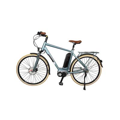 China Aluminum Alloy 700C 7 Speed ​​Aluminum Alloy Frame Cheap Electric City Ebike Urban Bicycle For Adult for sale