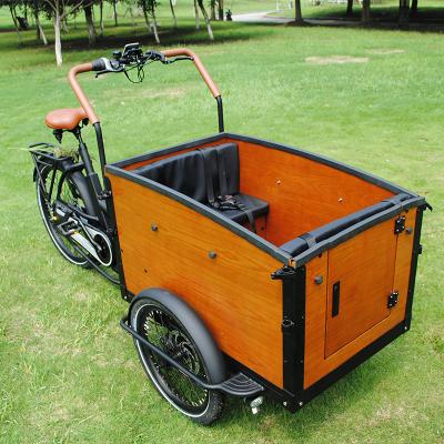 China Factory direct sales multifunctional electric tricycles 3 wheel cargo bike 26 inch fat tire electric bicycle three wheel cargo bike for sale