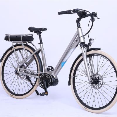 China Aluminum Alloy Lithium Battery 26 Inch City Road Bike Rechargeable Electric Adult Ebike for sale