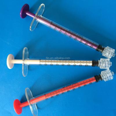 China Medical Grade PC 1ml/3ml/10ml PC Luer Lock Disposable Syringe for sale