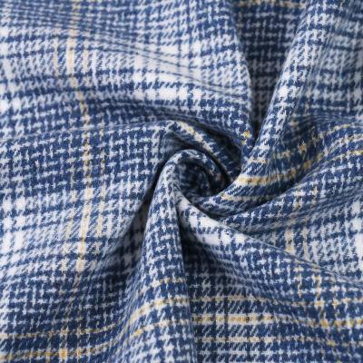 China Breathable Best Price Soft Texture Soft Touch 100% Cotton Yarn Dyed Check Canvas Tartan Plaid Cotton Flannel Fabric For Shirts for sale