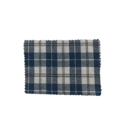 China Hot sale QUICK DRY 21S high quality dyed 100 cotton plaid flannel fabric for men's shirt in stocklot hot sale products for sale