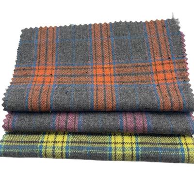 China Abrasion-resistant Polyester Cotton Yarn Dyed Colorful Casual Plaid Fabric Autumn And Winter Pants Cloth for sale