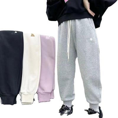 China Anti-pilling Wholesale sanitary pants casual fleece winter edition cotton fleece pants for sale