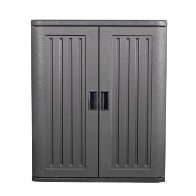 China New Easily Assembled HDPE Garden Storage Shed, Garden Storage Bin, Garden Storage Box Plastic Base Cabinet for sale