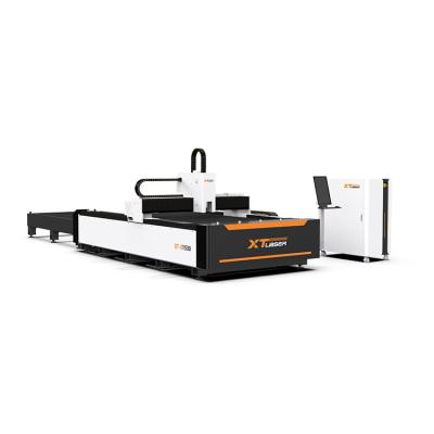 China 3000w fiber laser cutting machine water cooled metal laser cutting machine for sale with double working table for sale