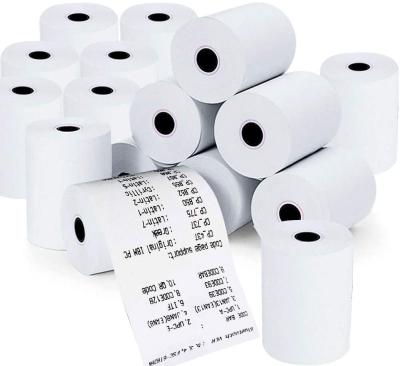 China 1/8 X 230 POS Printer A Grade Quality 3 55gsm 48gsm 65gsm Thermal BPA Paper Thermal Paper 80*80mm Free Roll for sale