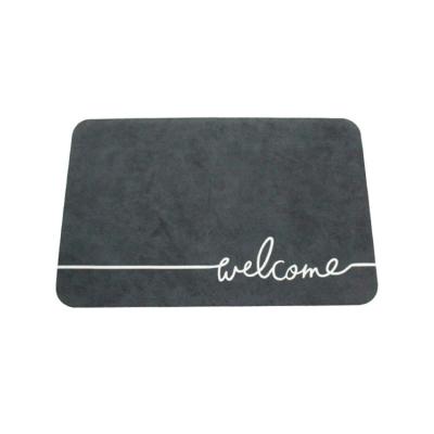 China Factory Direct Sale Washable Customized Soft Waterproof Quick-drying Non-slip Bath Floor Mat for sale