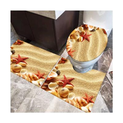 China Minimalist Polyester Crystal Velvet Bath Mats With Nonwoven Fabric Plus PVC Dots for sale