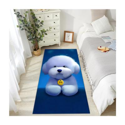 China Polyester Crystal Velvet Blanket Indoor Prayer Living Room Floor Bedroom Bedside Home Carpet for sale