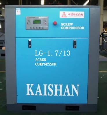 China compressor de ar estacionário do parafuso de 15Kw 61CFM, compressor de ar silencioso à venda