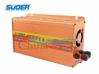 China Solarinverter Suoer 1000 Watt des Energie-Inverter-DC/AC Energie-des Inverter-48V 220V Solarenergie-Inverter- zu verkaufen