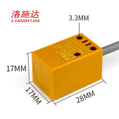 China Sensor de proximidad rectangular plástico del ABS de alta velocidad para el sensor de velocidad en venta