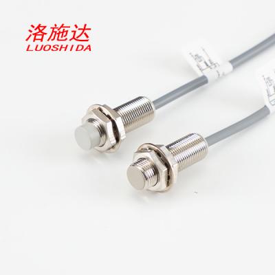 China 10-30VDC Cylindrical Inductive Proximity Sensor Switch 3 Wire M12 Shorter Metal Tube 35mm Length for sale