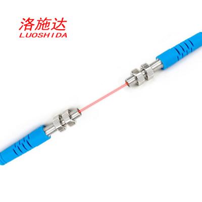 China luz visível pequena 660nm de sensor de proximidade M4 do metal do fio 10-30V 3 com o modo do feixe à venda