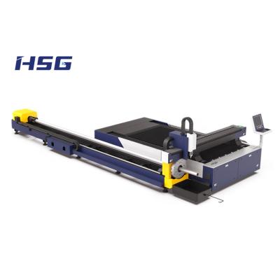 China Laser CUTTING Pipe Cutter 4000w For Soft Metal Carbon Steel Square Tube Fiber Laser Cutting Machine for sale