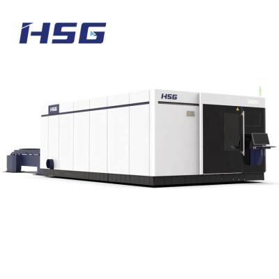 China Laser CUTTING Super Power Laser Metal Plate Cutting Machine High Quality Safeguards for sale