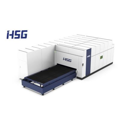 China Laser CUTTING HS-GT Pro Laser Cutting Machine for Metal Plates High Speed ​​and Cutting Accuracy up to 8000-12000W for sale