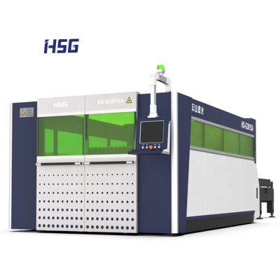 China New Laser CUT GA 1500 4TH to 3000w Double Platforms Exchangeable Laser Cutter for sale