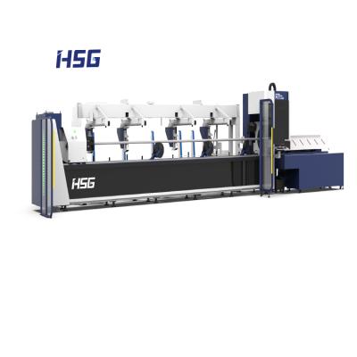 China Laser CUTTING Metal Pipe Smart Laser Cutting Machines HSG TS65 Tube Clamping Technology for sale