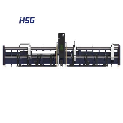 China Ultra heavy industrial CUTTING laser from Max. HSG TL500 Metal Tube Cutting Machine Tube Weight 1.5t for sale