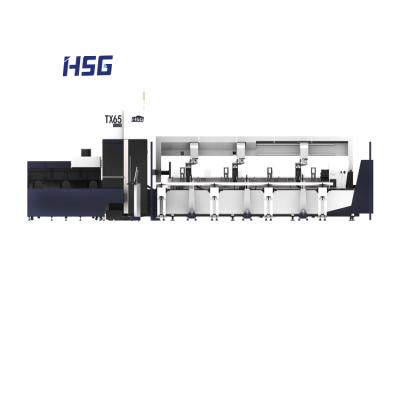 China Laser CUTTING Factory 2021 HSG TXPlus 3000W-6000W Product Heavy Duty Tube Laser Cutting Machine for sale