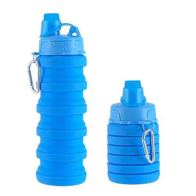 China Sport Viable Collapsible Silicone Water Bottle Collapsible Water Bottle Tik Tok Collapsible Water Bottle for sale