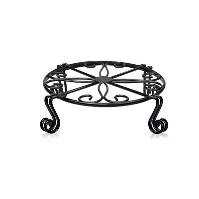 China New Arrival Durable Iron Plant Stand Metal Material Plant Pots Flower Shelf Flower Pot Rack Stands Garden Planter Rack for sale