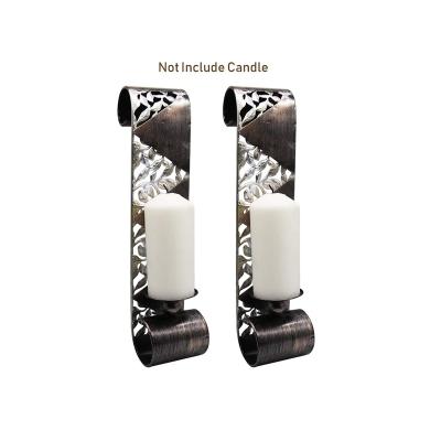 China Romantic Wall Art Wall Tealight Candle Holder Metal Tealight Candle Holder for sale