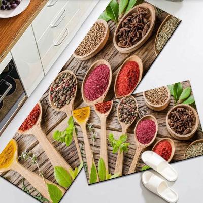 China Custom Plastic Flooring Fluffy Carpet Logo Colorful Carpets Washable Washable Carpet Kitchen Cover Set for sale