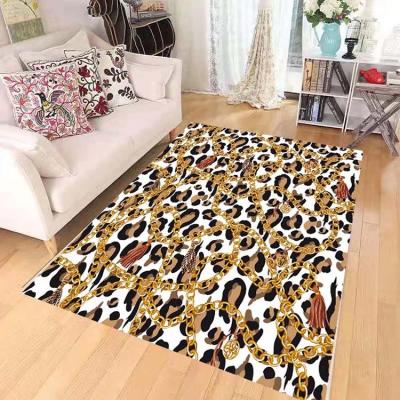 China Factory direct 3D PVC rug machine made washable floor cheap washable area rugs for sale