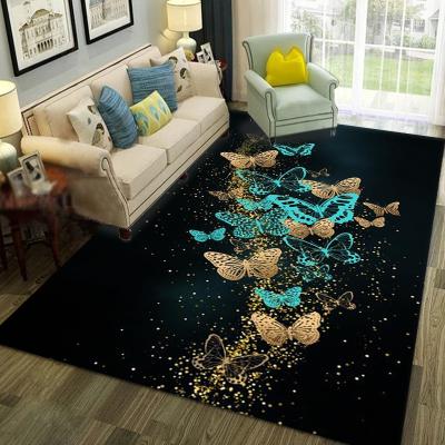 China New Design Minimalist Luxury Custom Design 3d Printing Home Floor Blanket Carpet Living Room Home Decor Rugs And Blankets For Sale for sale