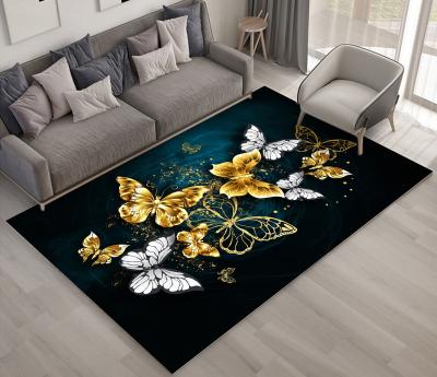 China Modern Modern Machine Washable Living Room Chinese 3d Design Carpets And Blankets for sale