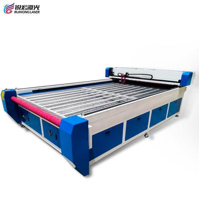 China Laser CUTTING MACHINE 1830 Automated Loading Garment Fabric Pile Denim Fabric Sofa Curtain Filter Cloth Screen Automatic Cutting Machine for sale