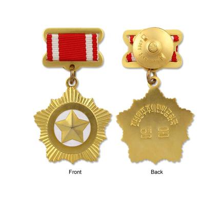 China Customized Eco-friendly Design Gold Plating Award Medal Military Soviet Medal of Honor for sale