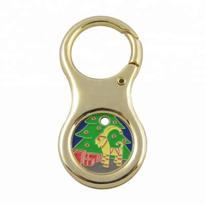 China New Developed Promotion Token Coin Keying Cart with Enamel Color for sale