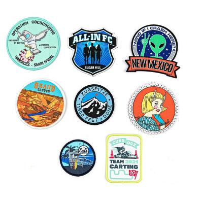 China 37 Years Manufacturer Handmade Custom Embroidered Embroidery Patches for sale