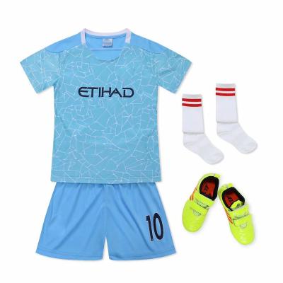 China Sets Customized Youth Soccer Jersey Set Sports Uniform Kit Clothes Football Soccer Shirt Breathable Sportswear for sale