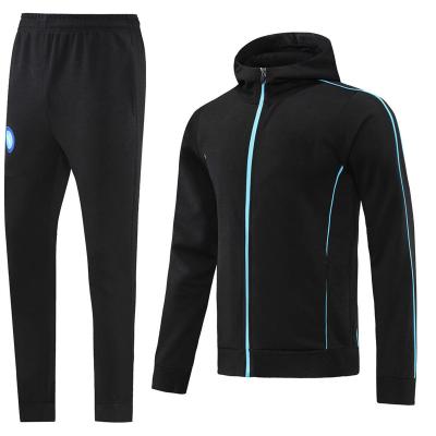 China 2022 Wholesale Quality Breathable Comfortable Quick Dry Tracksuits Thailand Football Long Sleeve Training Jacket And Pants For Man for sale