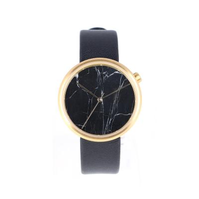 China Water Resistant Online Hot Sale Fashion Brand Custom Design Minimalist Stainless Steel Band Calf Leather Quartz Watch for sale