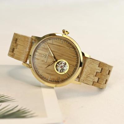 China 2021 New Arrivals Luxury Quality Mens Automatic Steel Wood Men's Watch for sale