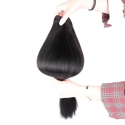 China Cuticle Pulled 12A Mink Brazilian Straight Hair Extensions 100% Double Density Indian Cambodian Straight Human Hair Double Aligned Raw Virgin Hair Bundle for sale